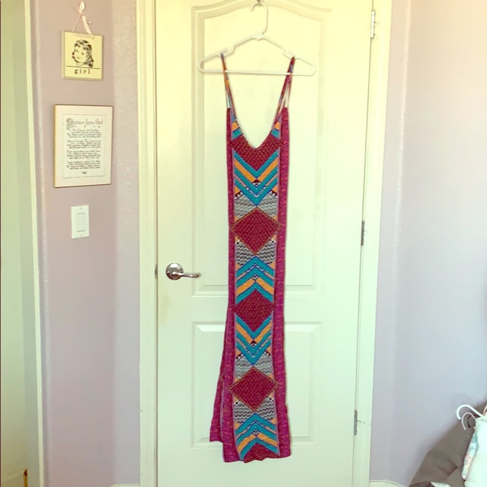 Tribal Miami maxi dress w slits